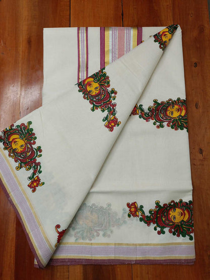 Kerala Kasavu Saree for Women