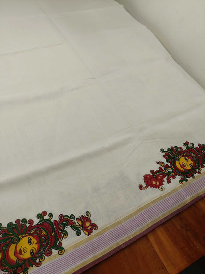 Kerala Kasavu Saree for Women