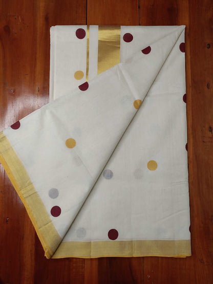 Kerala Kasavu Saree for Women