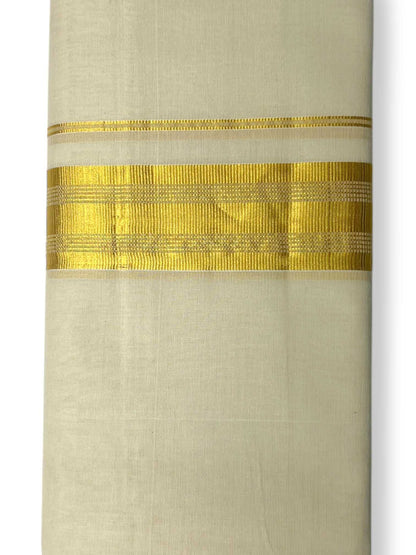 Balaramapuram Handloom Kasavu Mundu for Men