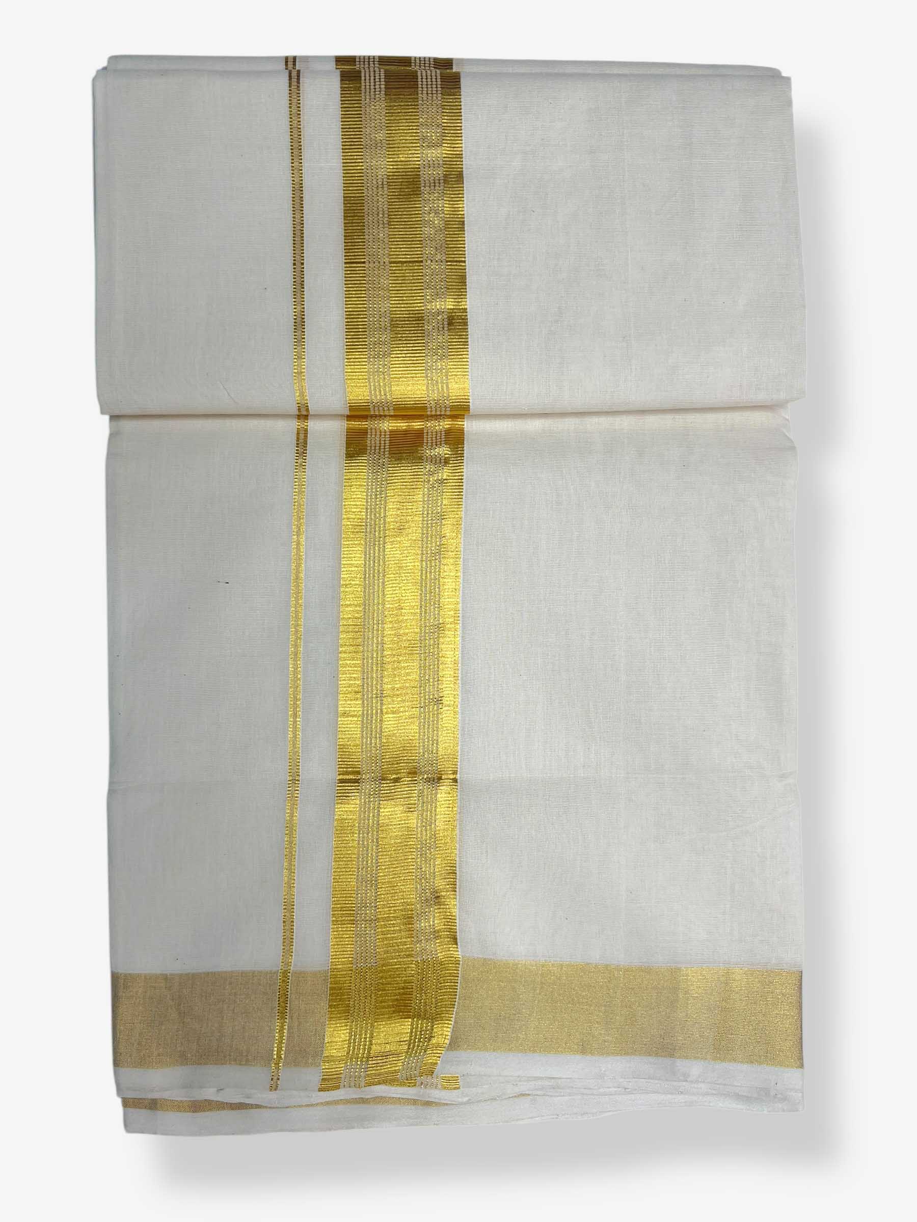 Balaramapuram Handloom Kasavu Mundu for Men