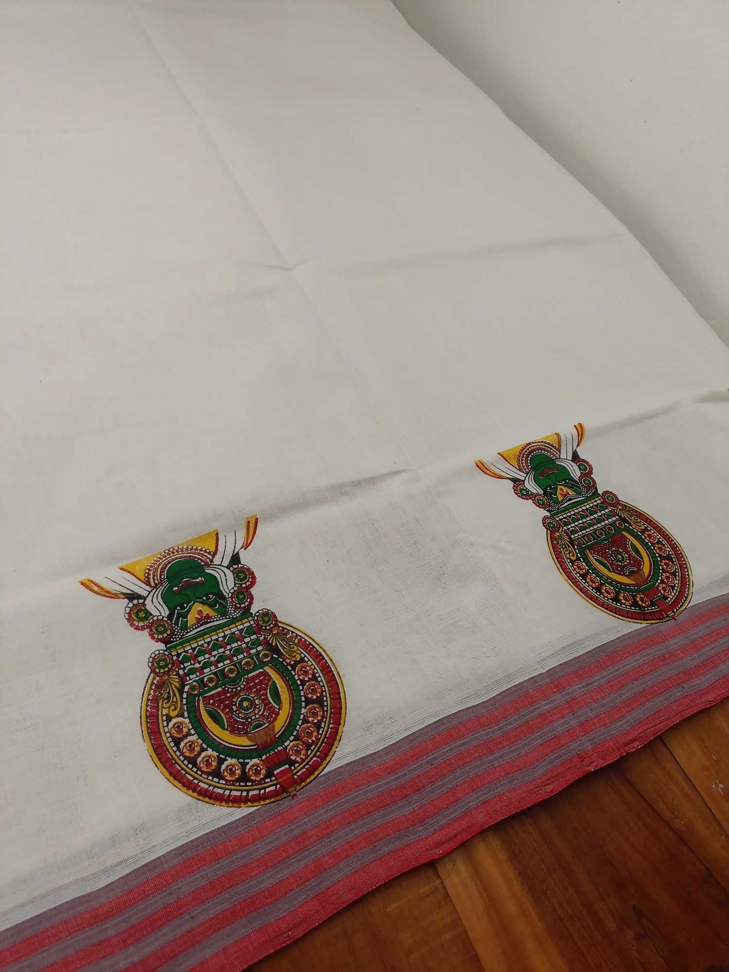 Balaramapuram Handloom Printed Saree for Women