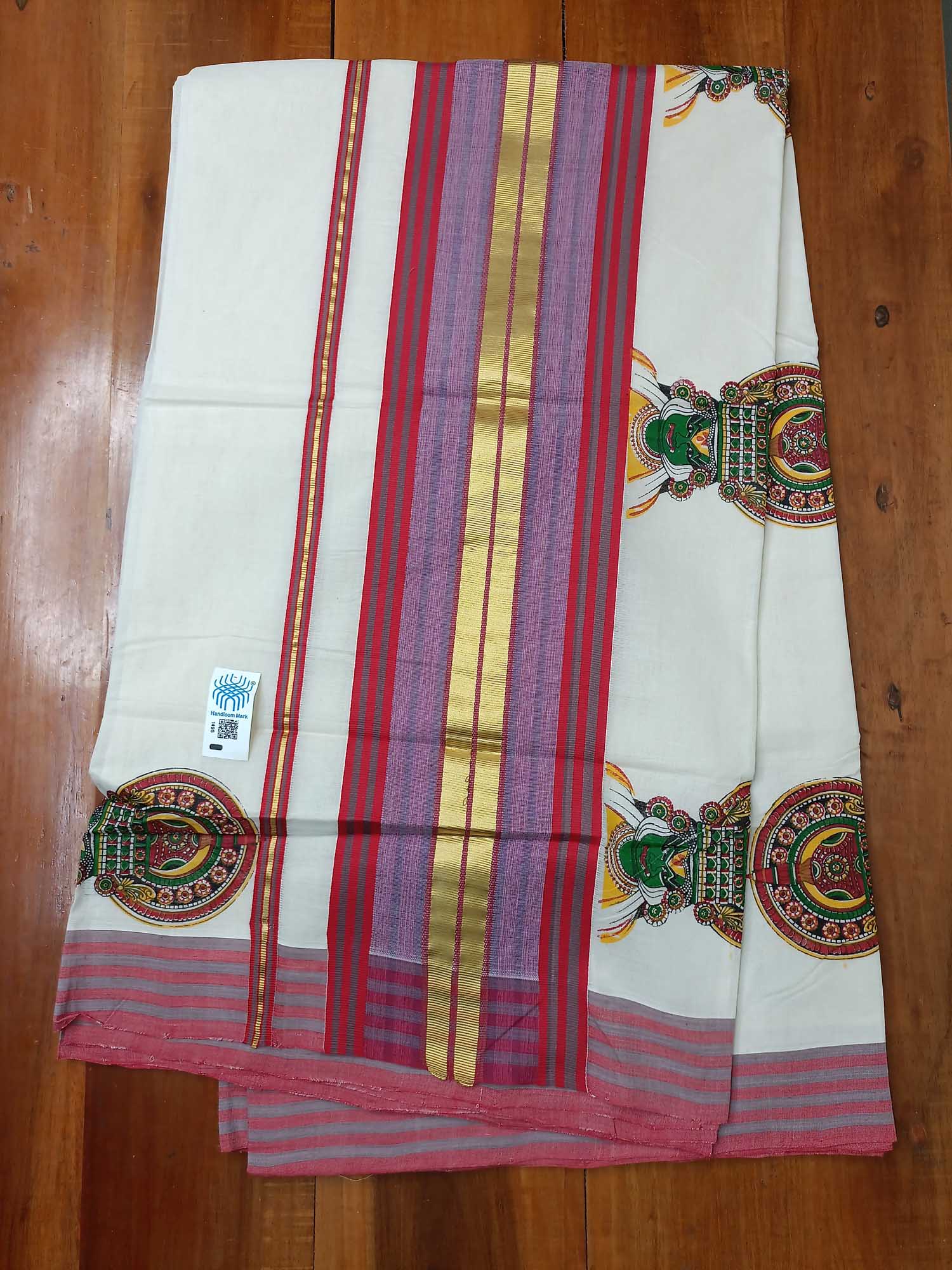 Balaramapuram Handloom Printed Saree for Women