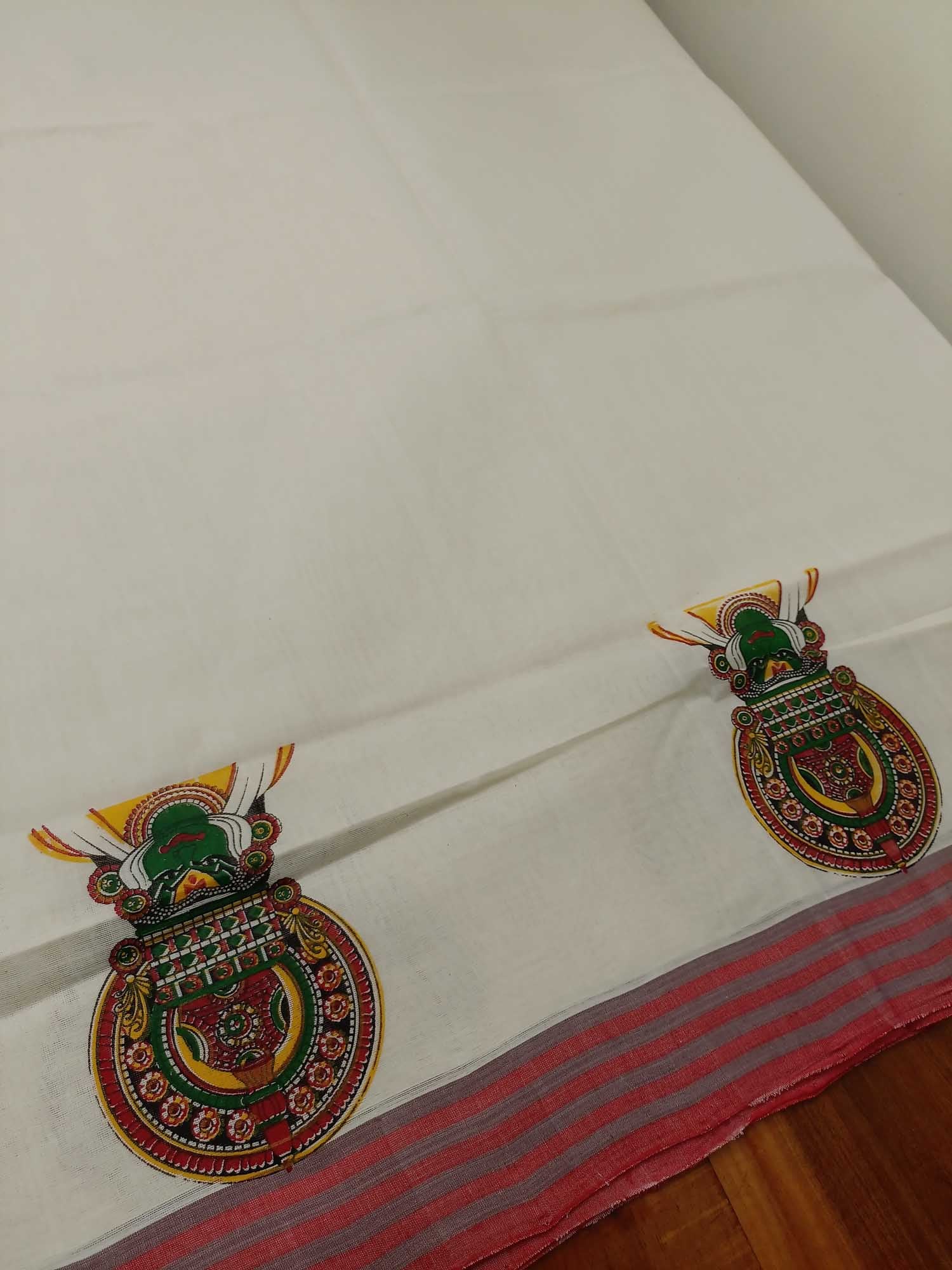 Balaramapuram Handloom Printed Saree for Women