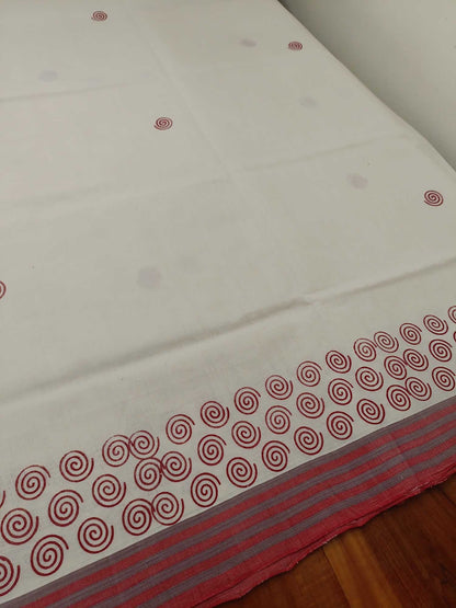 Balaramapuram Handloom Printed Saree for Women