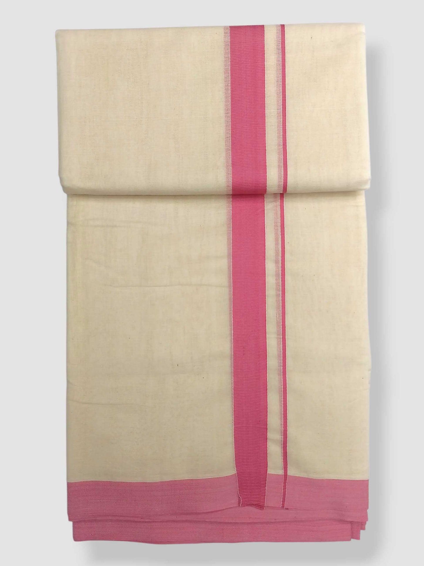 Kerala Handloom Mundu/Dhoti Pure Cotton for Men
