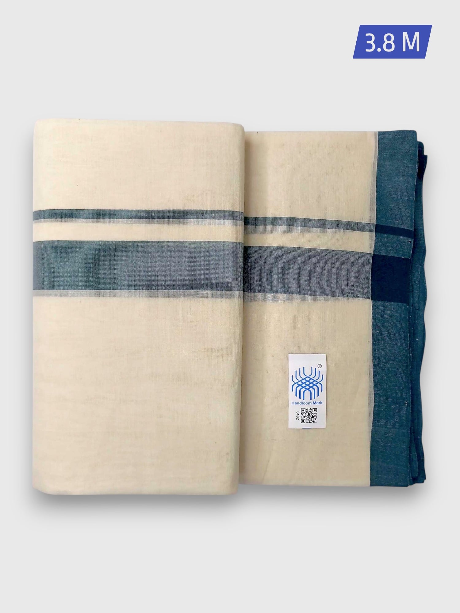 Kerala Handloom Mundu/Dhoti Pure Cotton for Men