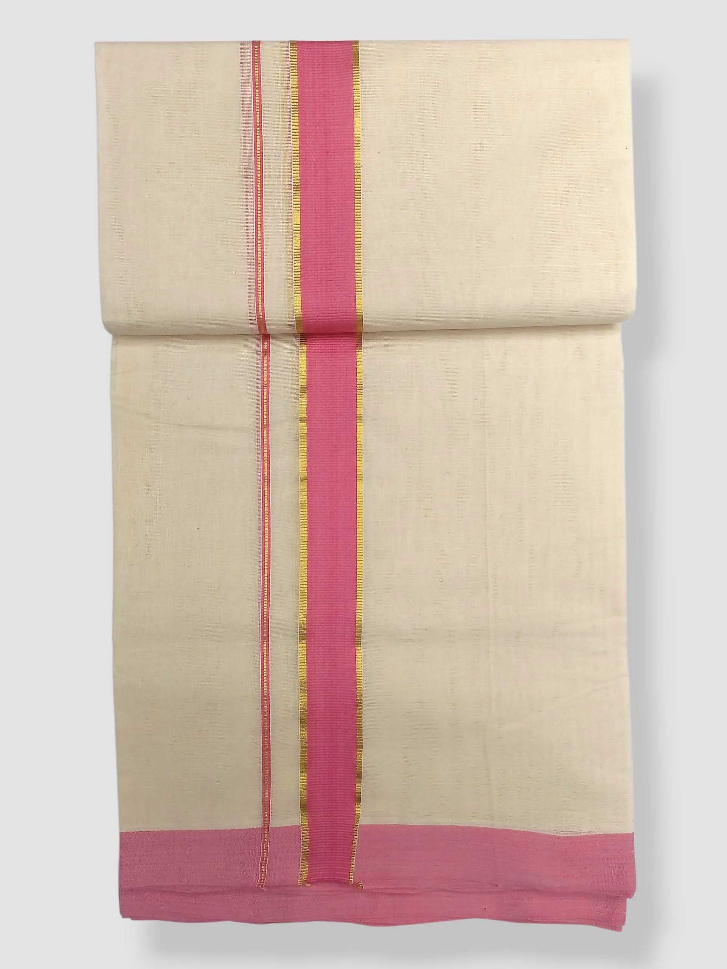 Kerala Handloom Mundu/Dhoti Pure Cotton for Men