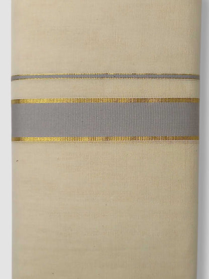Kerala Handloom Mundu/Dhoti Pure Cotton for Men