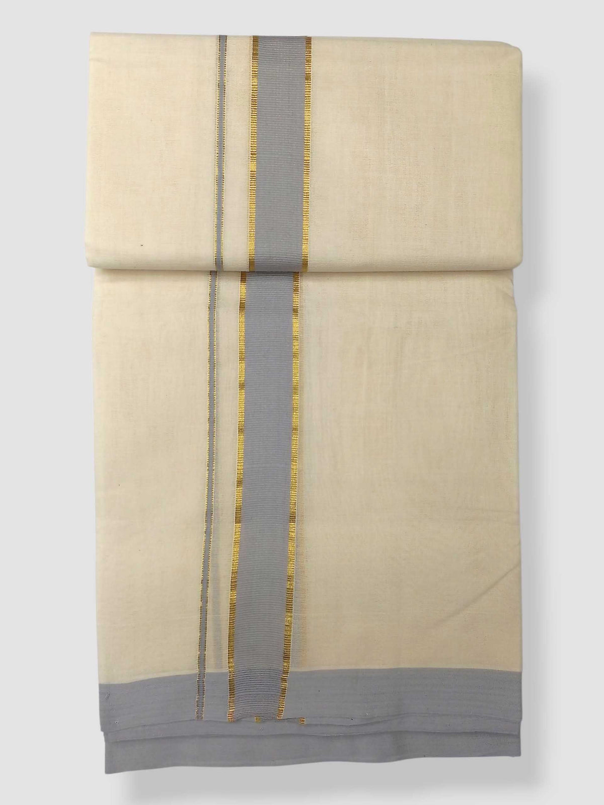 Kerala Handloom Mundu/Dhoti Pure Cotton for Men