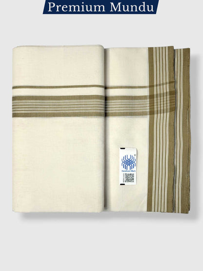 Kerala Premium Balaramapuram Handloom Dhoti/Mundu for Men