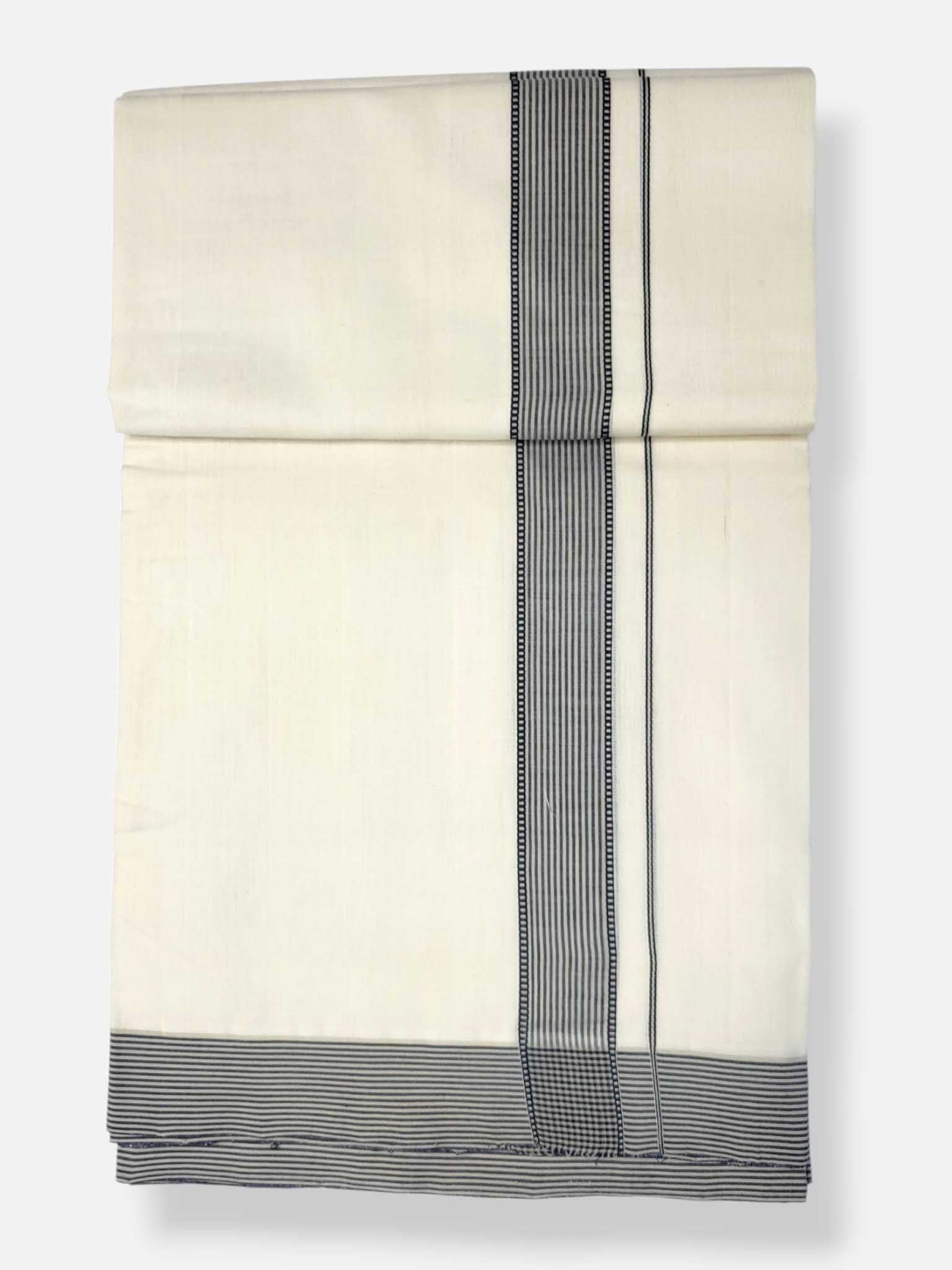 Kerala Premium Balaramapuram Handloom Dhoti/Mundu for Men
