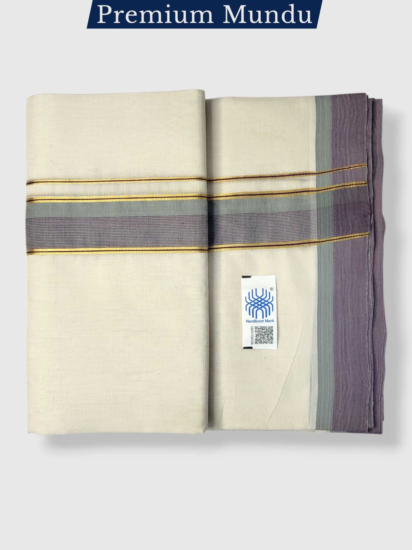 Kerala Premium Balaramapuram Handloom Dhoti/Mundu for Men