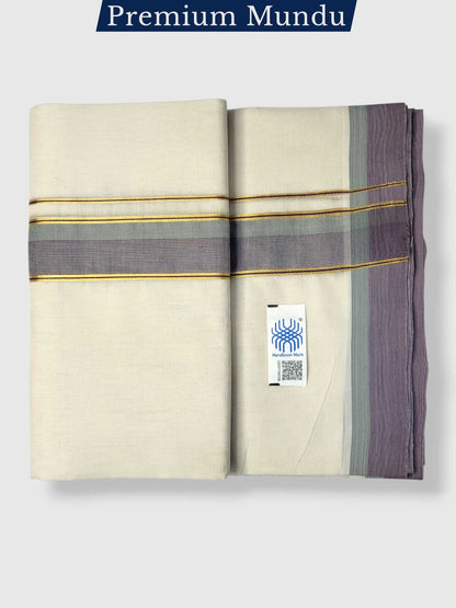 Kerala Premium Balaramapuram Handloom Dhoti/Mundu for Men