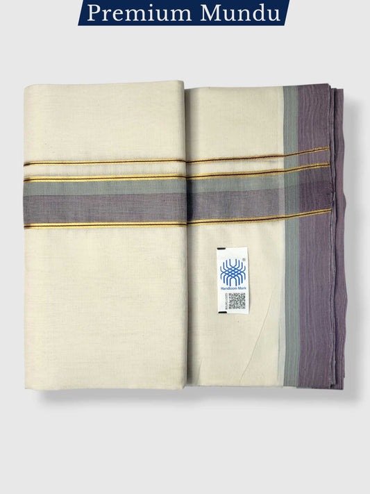 Kerala Premium Balaramapuram Handloom Dhoti/Mundu for Men