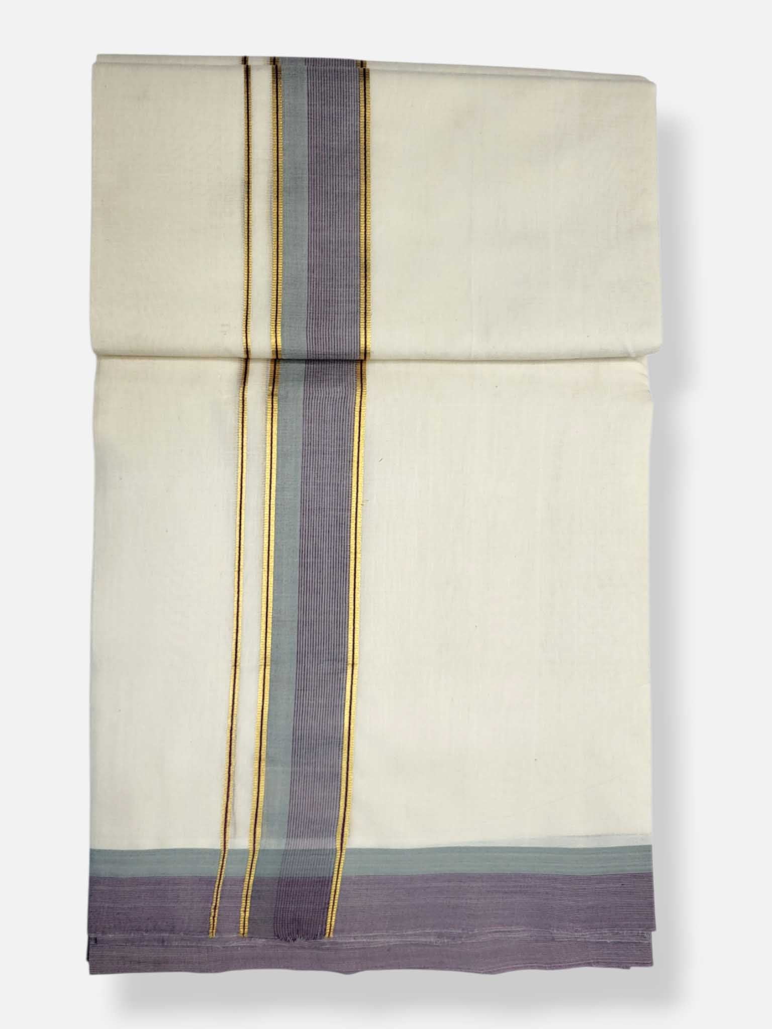 Kerala Premium Balaramapuram Handloom Dhoti/Mundu for Men