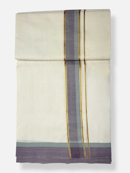 Kerala Premium Balaramapuram Handloom Dhoti/Mundu for Men
