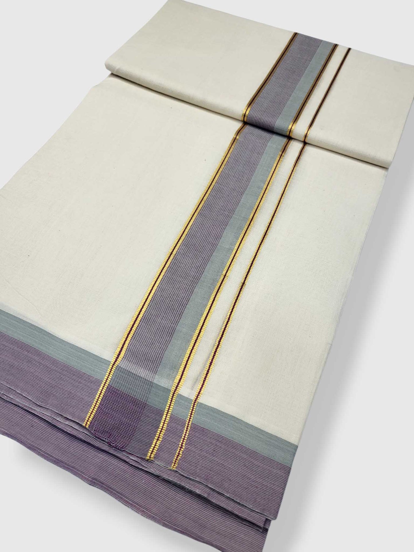 Kerala Premium Balaramapuram Handloom Dhoti/Mundu for Men