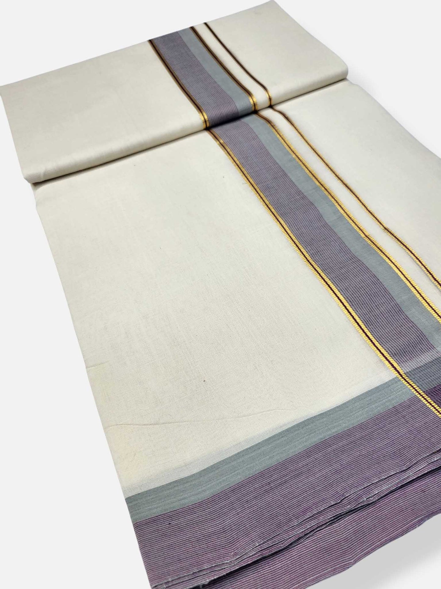Kerala Premium Balaramapuram Handloom Dhoti/Mundu for Men