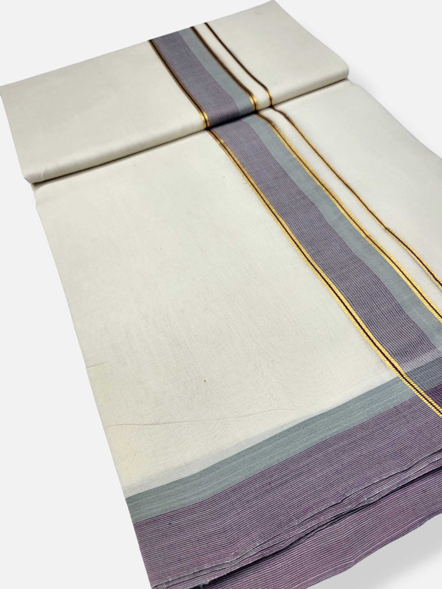 Kerala Premium Balaramapuram Handloom Dhoti/Mundu for Men