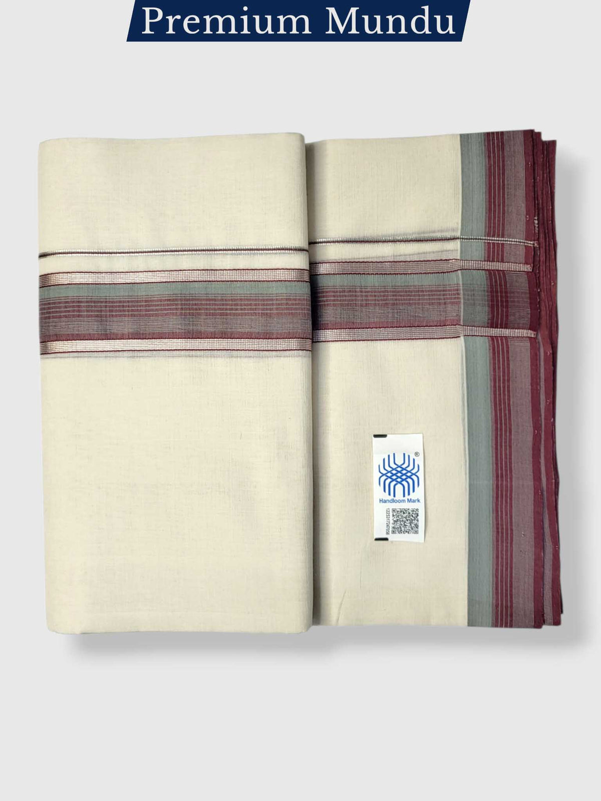 Kerala Premium Balaramapuram Handloom Dhoti/Mundu for Men