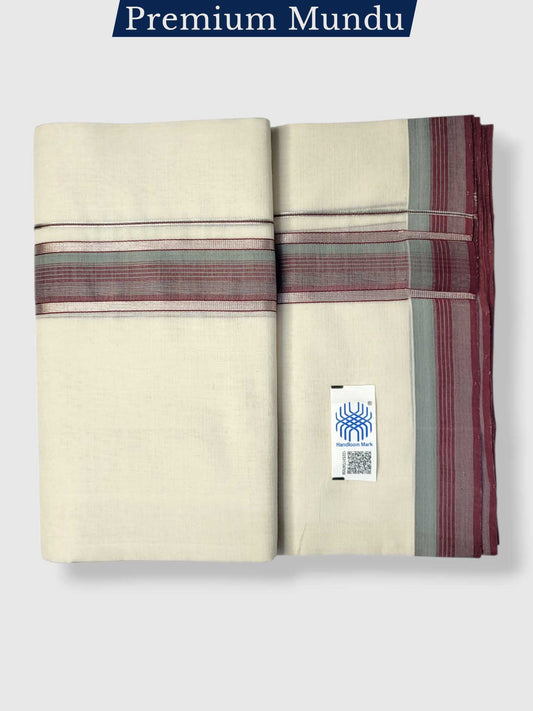 Kerala Premium Balaramapuram Handloom Dhoti/Mundu for Men