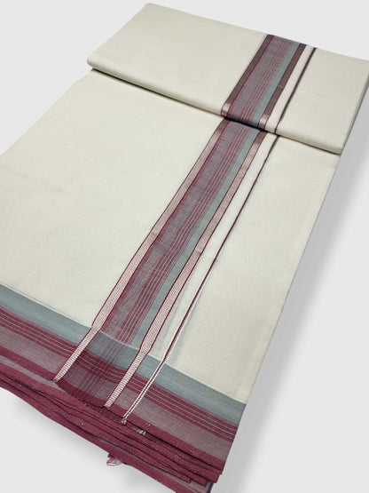 Kerala Premium Balaramapuram Handloom Dhoti/Mundu for Men