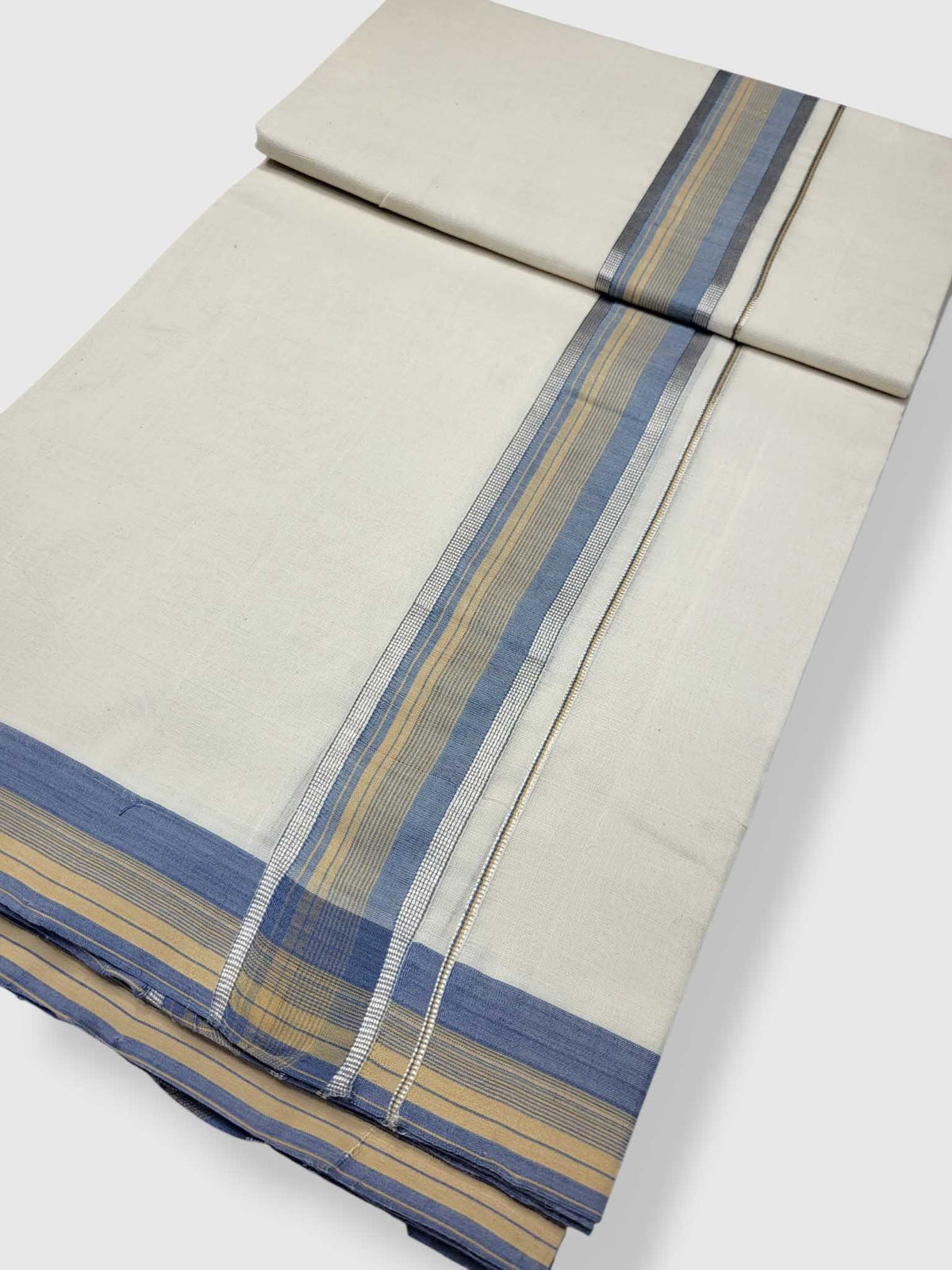 Kerala Premium Balaramapuram Handloom Dhoti/Mundu for Men