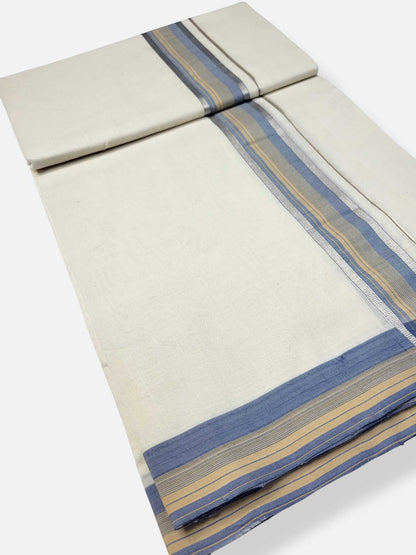 Kerala Premium Balaramapuram Handloom Dhoti/Mundu for Men