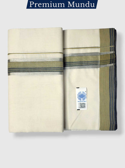 Kerala Premium Balaramapuram Handloom Dhoti/Mundu for Men