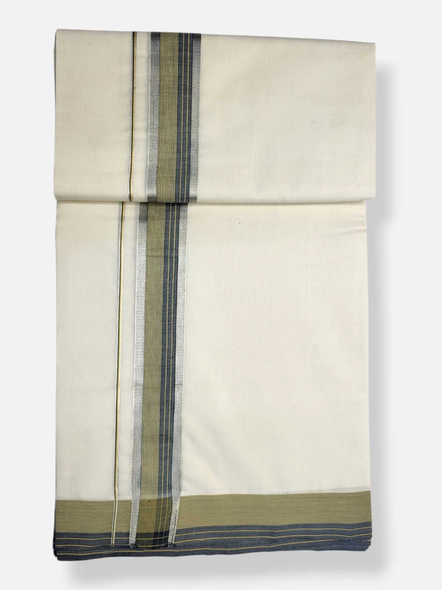 Kerala Premium Balaramapuram Handloom Dhoti/Mundu for Men