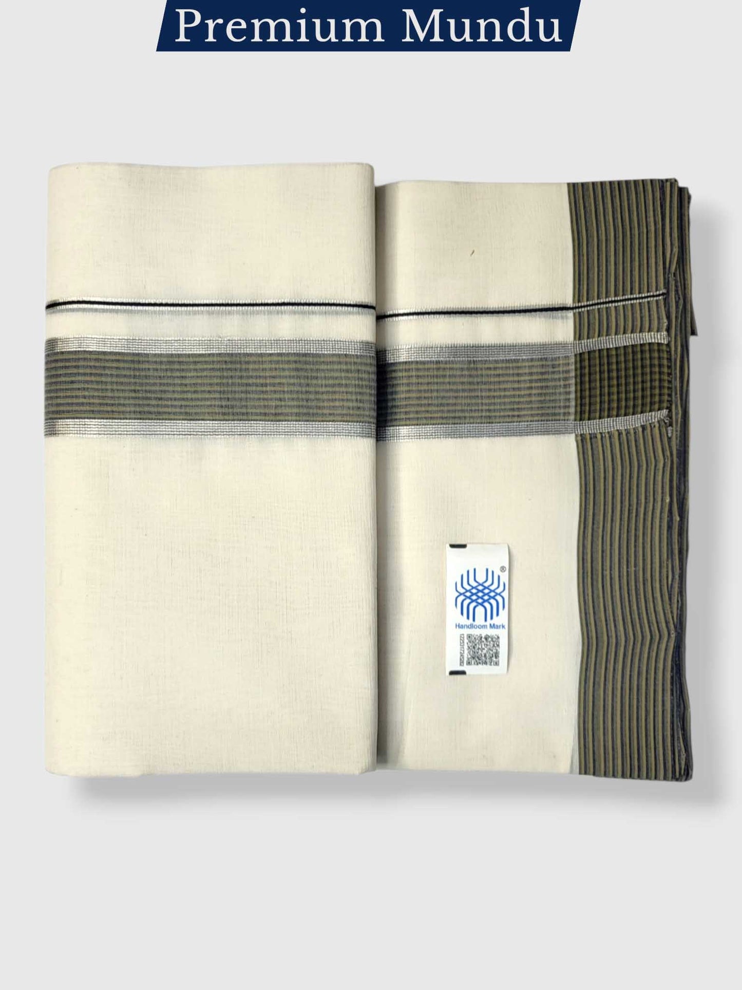 Kerala Premium Balaramapuram Handloom Dhoti/Mundu for Men