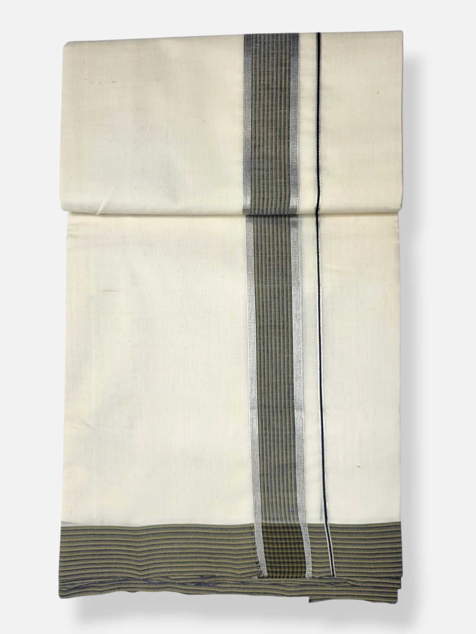 Kerala Premium Balaramapuram Handloom Dhoti/Mundu for Men