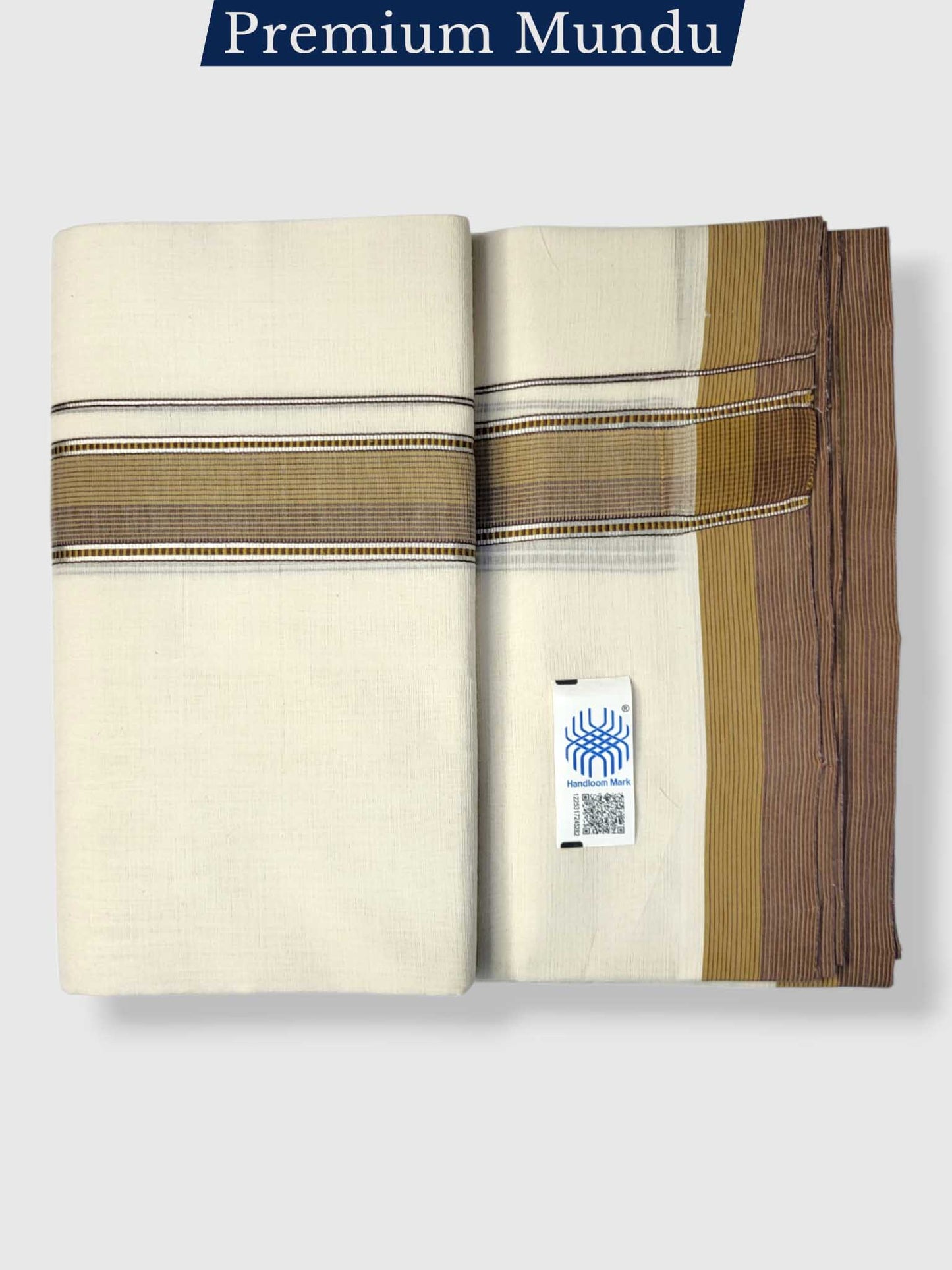Kerala Premium Balaramapuram Handloom Dhoti/Mundu for Men