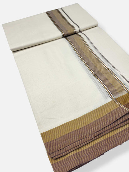 Kerala Premium Balaramapuram Handloom Dhoti/Mundu for Men