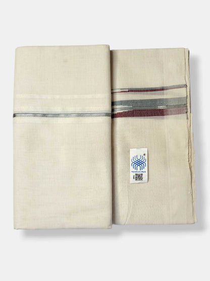 Kerala Premium Balaramapuram Handloom Dhoti/Mundu for Men
