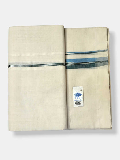 Kerala Premium Balaramapuram Handloom Dhoti/Mundu for Men