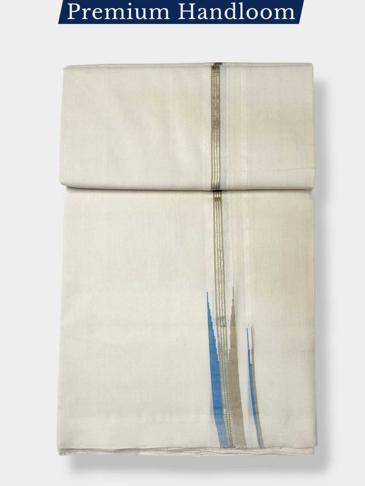 Kerala Premium Balaramapuram Handloom Dhoti/Mundu for Men