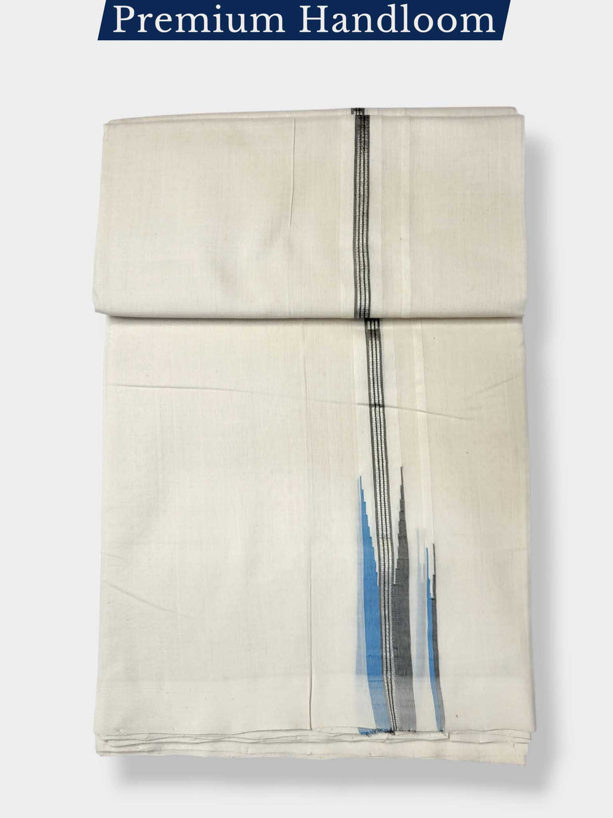 Kerala Premium Balaramapuram Handloom Dhoti/Mundu for Men