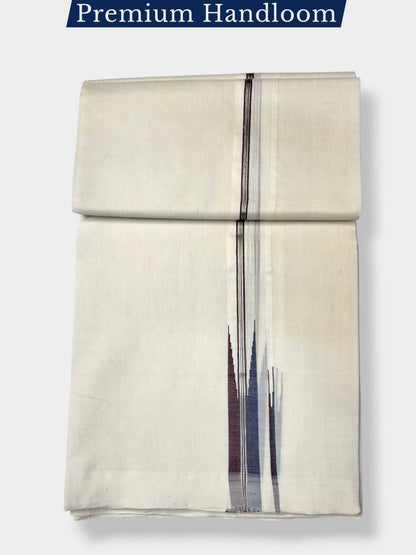 Kerala Premium Balaramapuram Handloom Dhoti/Mundu for Men
