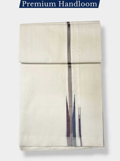 Kerala Premium Balaramapuram Handloom Dhoti/Mundu for Men