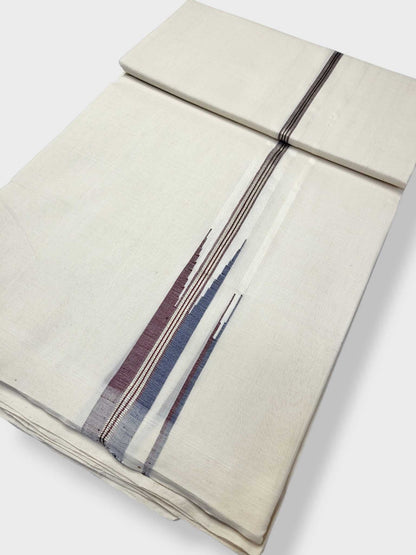 Kerala Premium Balaramapuram Handloom Dhoti/Mundu for Men