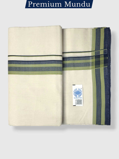 Kerala Premium Balaramapuram Handloom Dhoti/Mundu for Men