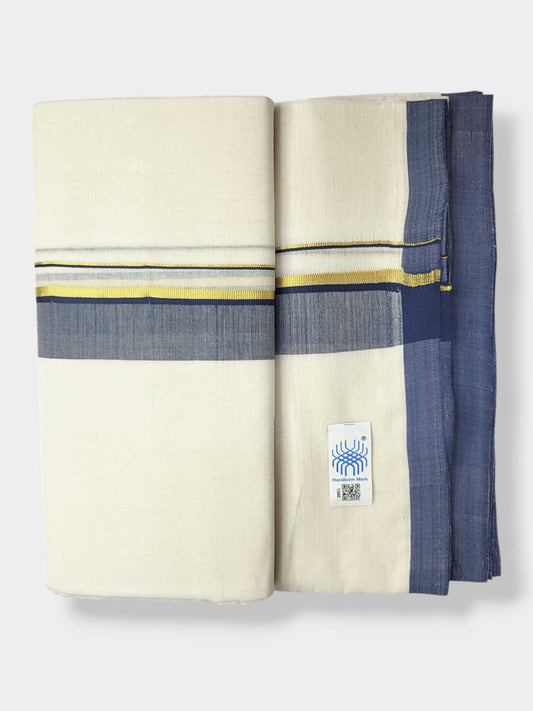 Balaramapuram Handloom Double Mundu Pure Cotton