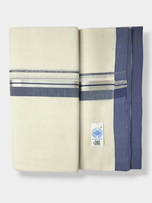 Balaramapuram Handloom Double Mundu Pure Cotton