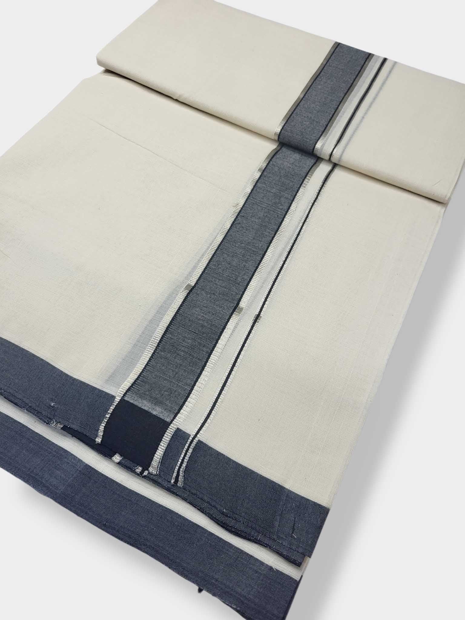 Balaramapuram Handloom Double Mundu Pure Cotton