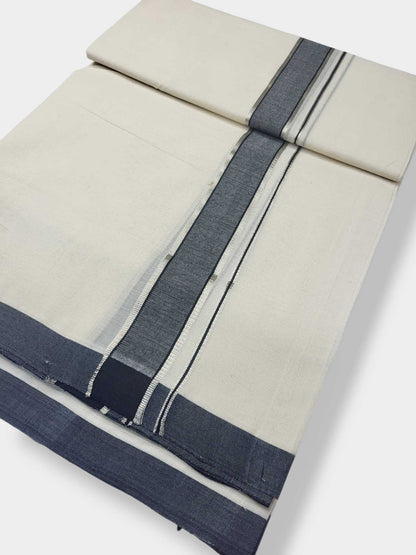 Balaramapuram Handloom Double Mundu Pure Cotton