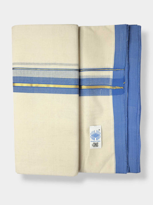 Balaramapuram Handloom Double Mundu Pure Cotton