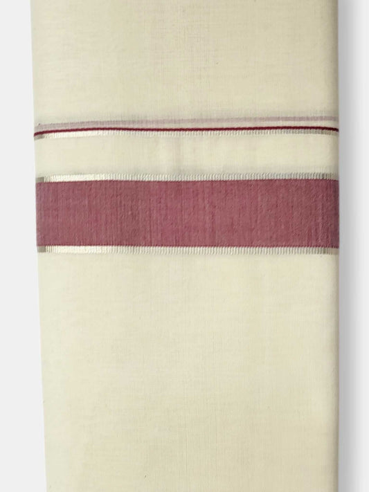 Balaramapuram Handloom Double Mundu Pure Cotton