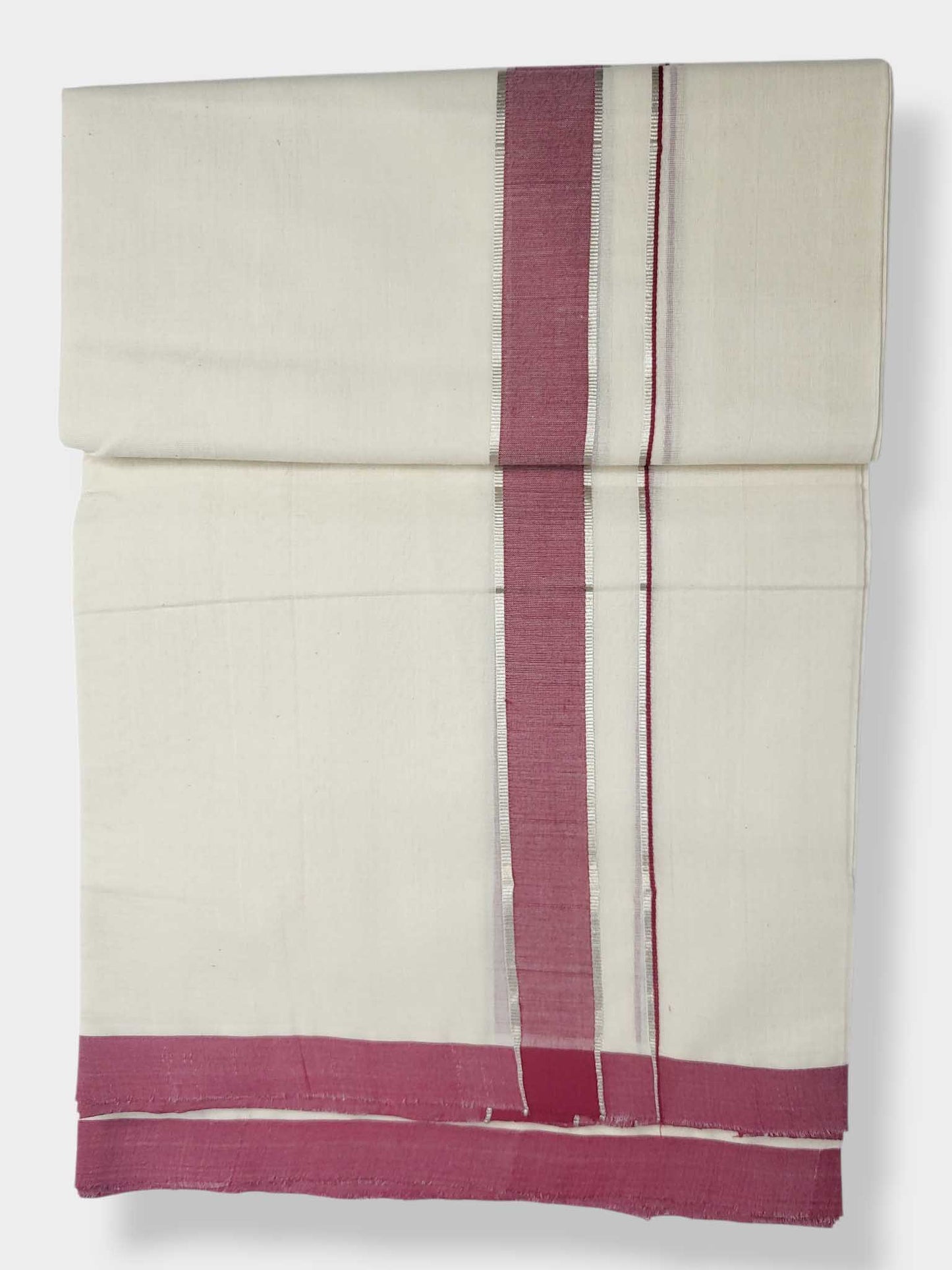 Balaramapuram Handloom Double Mundu Pure Cotton